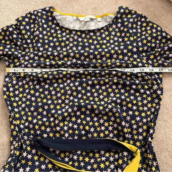 Boden Star Fawn Jersey Midi Dress 4R - Picture 12 of 14